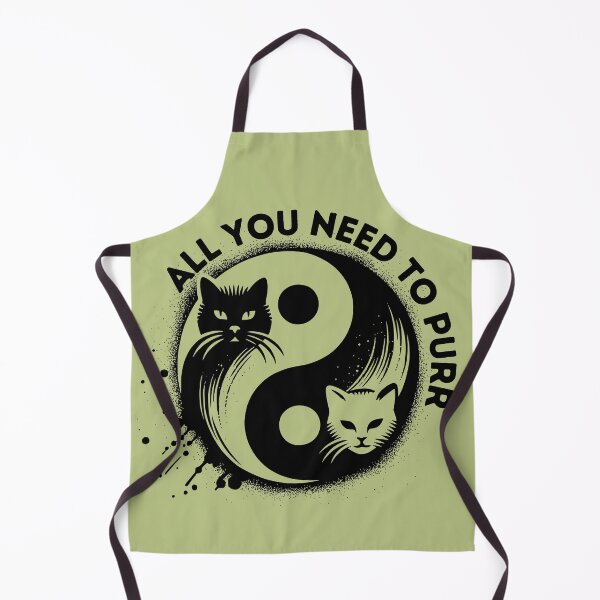 Item preview, yin-yang Cats all you need is purr designed and sold by Meandmyshop.