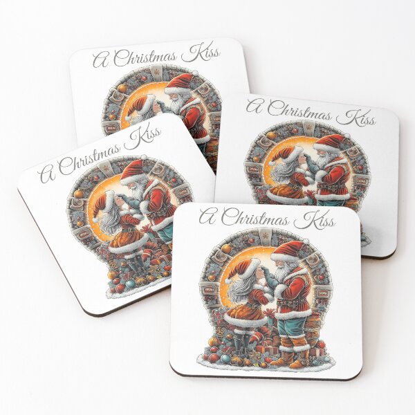 Item preview, Romantic Christmas Couple designed and sold by BukkyStory.
