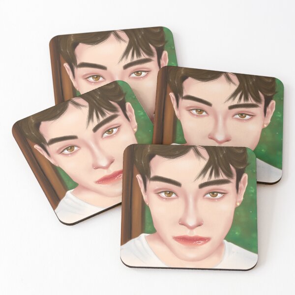 Item preview, Ethereal Charm: The Light-Brown Adonis Male Portrait Art designed and sold by maulaniism.