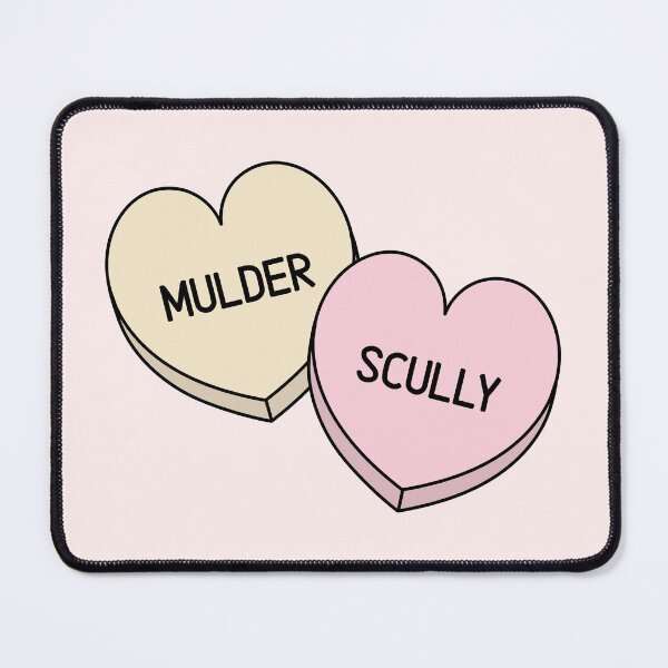 Item preview, The X Files Mulder and Scully Candy Hearts designed and sold by humnoo.