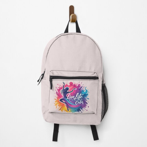 Item preview, Live Life in Full Color: Watercolor Silhouette Design designed and sold by printempstg.