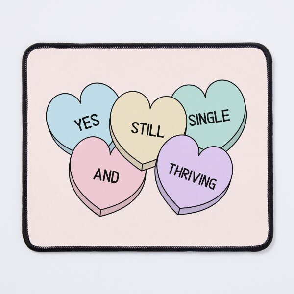 Item preview, Anti Valentines Day Candy Hearts Single and Thriving designed and sold by humnoo.
