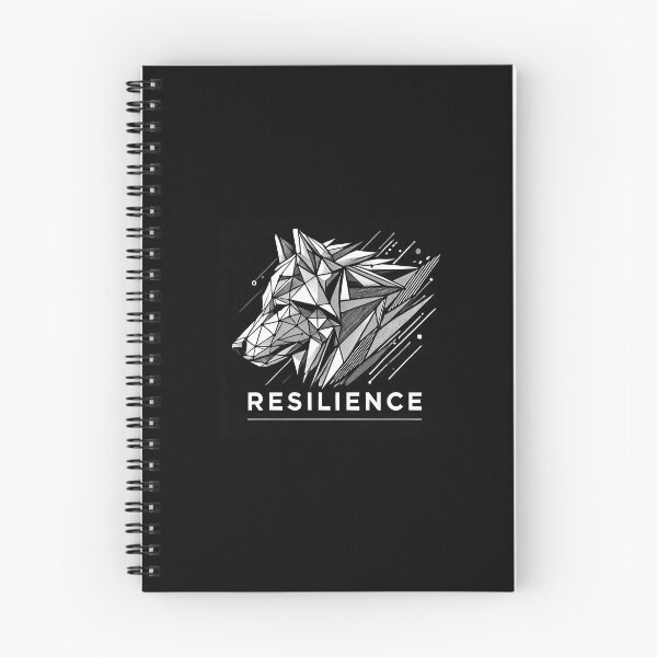 Item preview, Resilience: Geometric Wolf Silhouette Design designed and sold by printempstg.