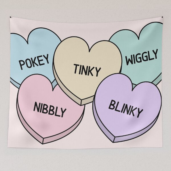 Item preview, Starkid Hatchetfield The Lords in Black Candy Hearts designed and sold by humnoo.