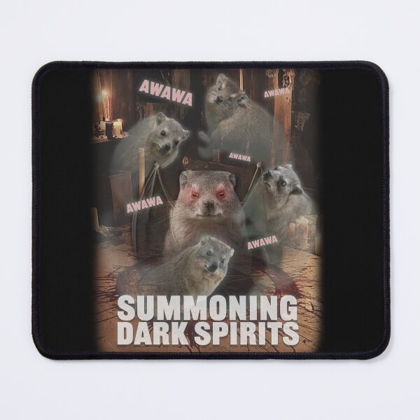 Item preview, Summoning Dark Spirits Rock Hyrax designed and sold by mrhyrax.