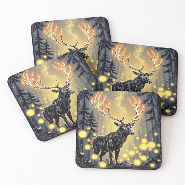 Item preview, Pixel Majesty: Stag of the Forest designed and sold by NaturePixel.
