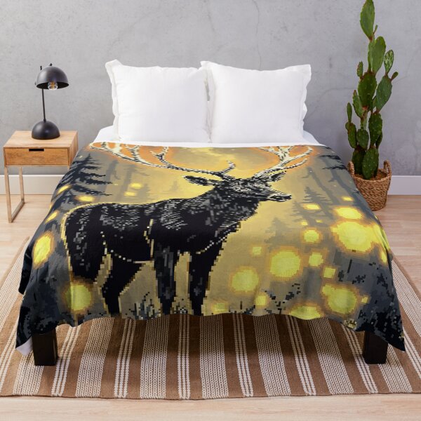 Item preview, Pixel Majesty: Stag of the Forest designed and sold by NaturePixel.