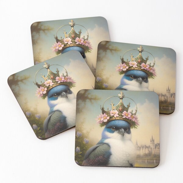 Item preview, Crowned bird designed and sold by Nicolette Vermeulen.