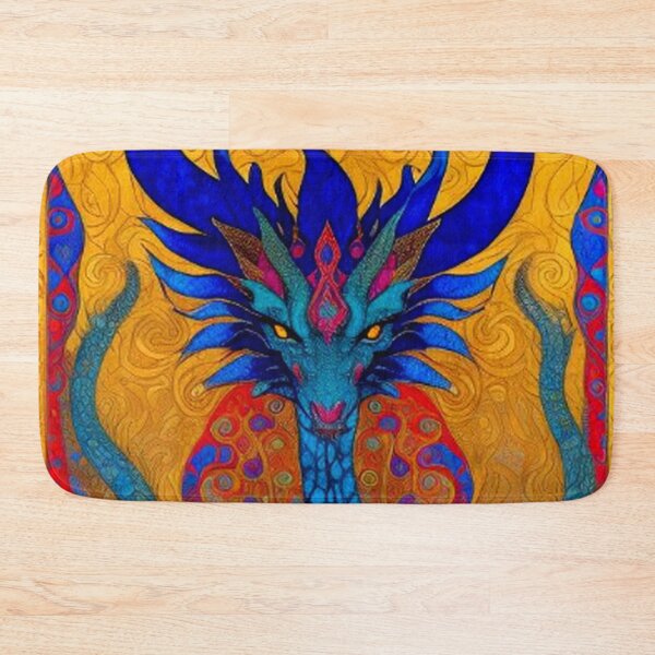 Item preview, Abstract Medieval Blue Dragon  designed and sold by TheDarkWardrobe.
