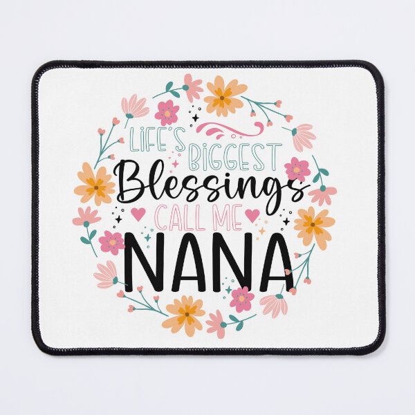 Item preview, Life's Biggest Blessings Call Me Nana- Floral Grandmother Design designed and sold by Tujzui.