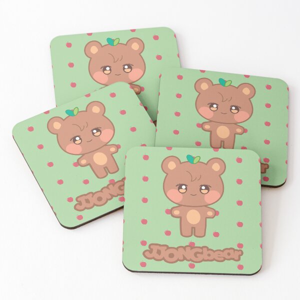 Item preview, Jjongbear Design – Ateez-Inspired K-Pop Merch designed and sold by SparkDiamond.