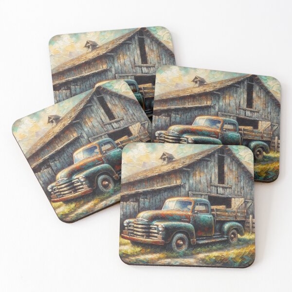 Item preview,  Rustic Legacy: Vintage Pickup by the Barn designed and sold by mustardseed-410.