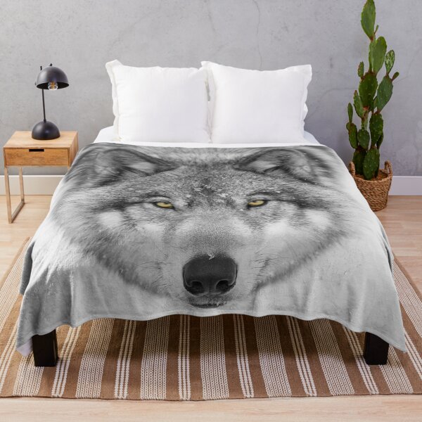 Item preview, Yellow Eyes - Timber Wolf designed and sold by James Cumming.