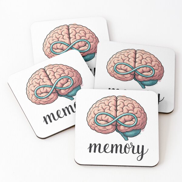 Item preview,  showcasing the brain as a symbol of memory and the infinity symbol representing the limitless potential of our minds designed and sold by zatum.
