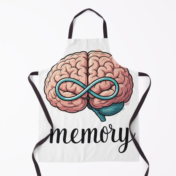 Item preview,  showcasing the brain as a symbol of memory and the infinity symbol representing the limitless potential of our minds designed and sold by zatum.
