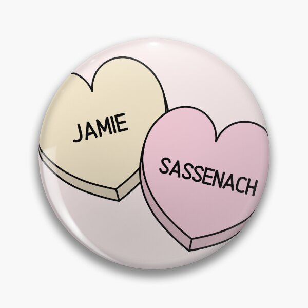 Item preview, Outlander Jamie and Sassenach Candy Hearts designed and sold by humnoo.