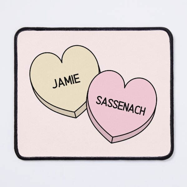 Item preview, Outlander Jamie and Sassenach Candy Hearts designed and sold by humnoo.