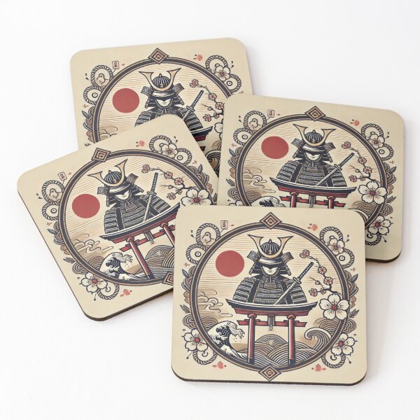 Item preview, Samurai and Torii Gate designed and sold by Thanabordee.