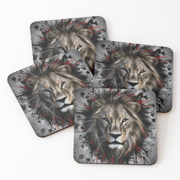 Item preview, Lion in artistic style. designed and sold by MyHappyArtShop.