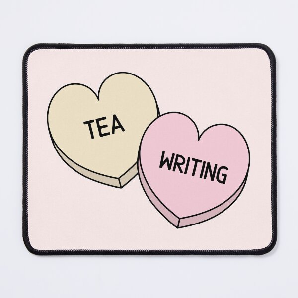 Item preview, Tea and Writing Candy Hearts designed and sold by humnoo.