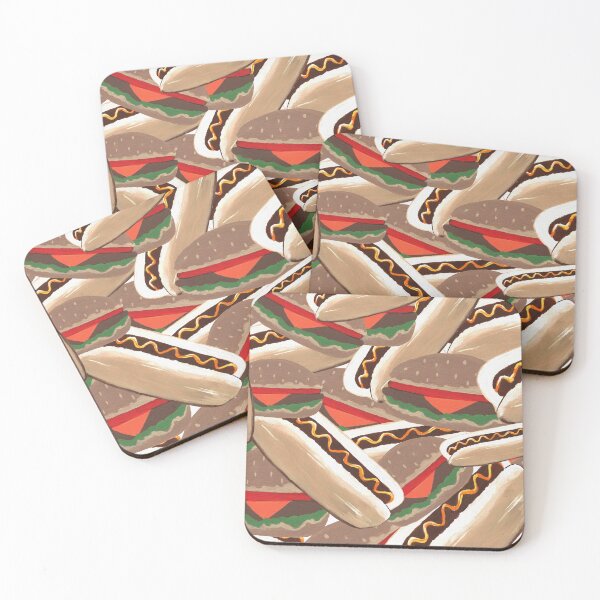 Item preview, Hot Dogs And Hamburgers Hotdog Lover designed and sold by Sartoris Art.