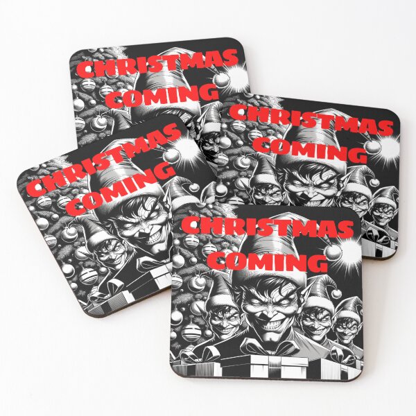Item preview, CHRISTMAS COMING - EVIL ELVES designed and sold by DMcK Designs.