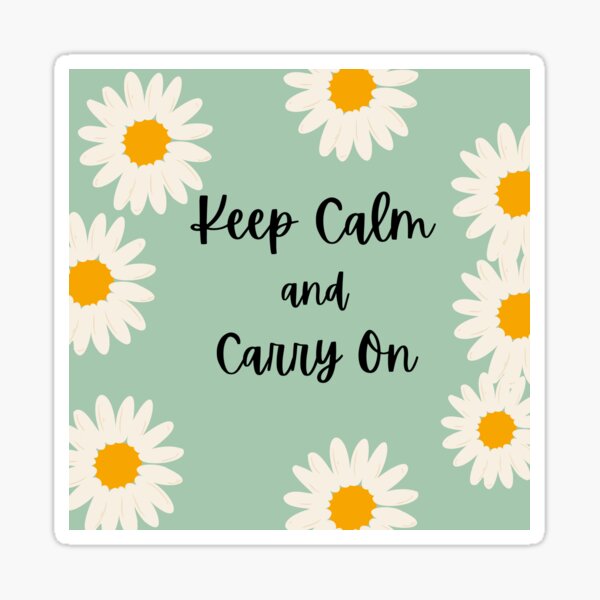Item preview, Keep Calm And Carry On designed and sold by Senjam.