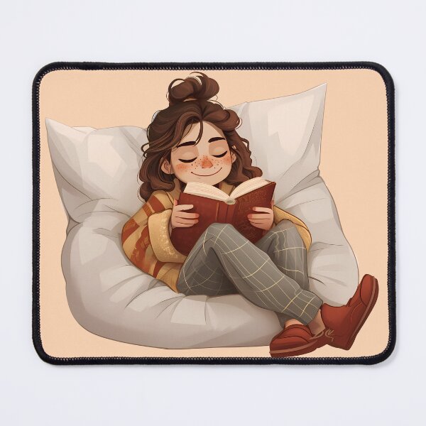 Item preview, Girl reading a book designed and sold by FlauntYourself.