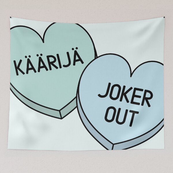 Item preview, Käärijä and Joker Out Candy Hearts designed and sold by humnoo.