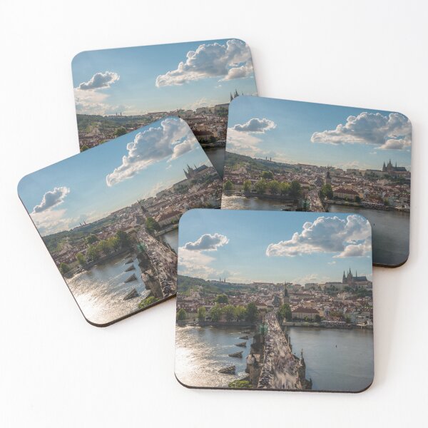 Item preview, Charles Bridge along the Vltava River in prague designed and sold by WorldScenery.