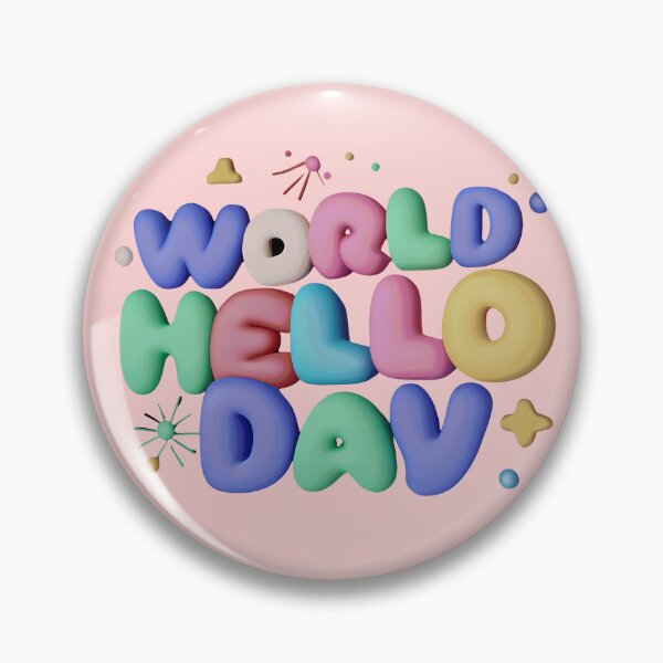 Item preview, Colorful World Hello Day Ballon designed and sold by taherismail.
