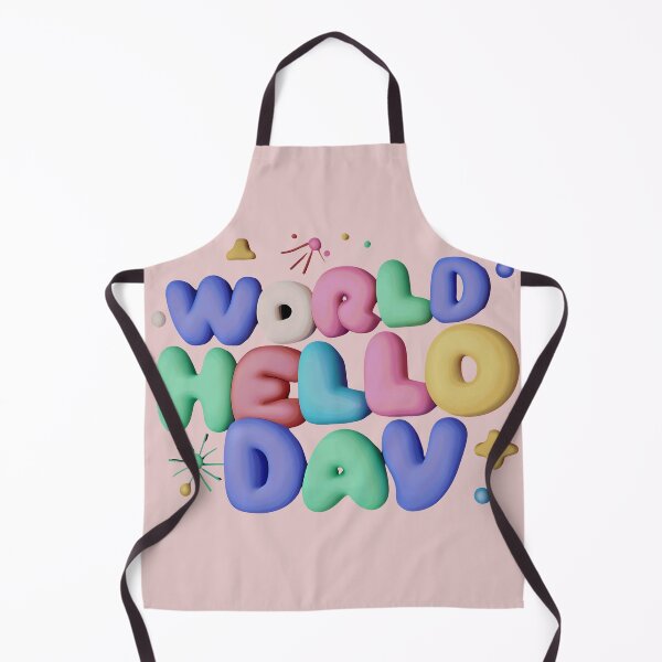 Item preview, Colorful World Hello Day Ballon designed and sold by taherismail.