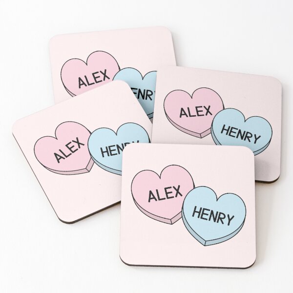 Item preview, RWRB Alex and Henry Candy Hearts designed and sold by humnoo.