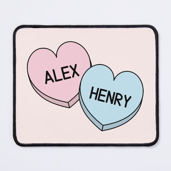 Item preview, RWRB Alex and Henry Candy Hearts designed and sold by humnoo.