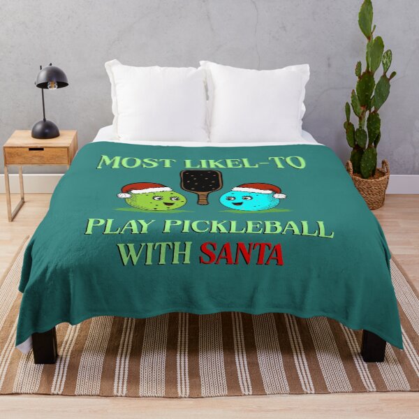 Artikelvorschau, Wer spielt am ehesten Pickleball mit dem Weihnachtsmann? entworfen und verkauft von box-artshop.