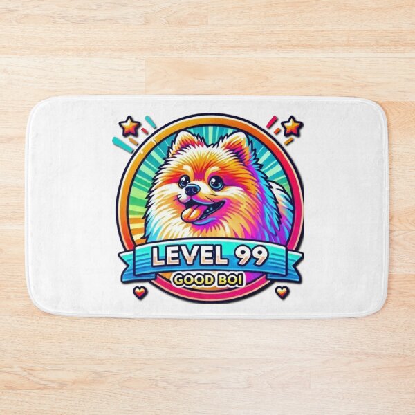 Item preview, Level 99 Good Boi: Pomeranian Power designed and sold by HopeLoom.