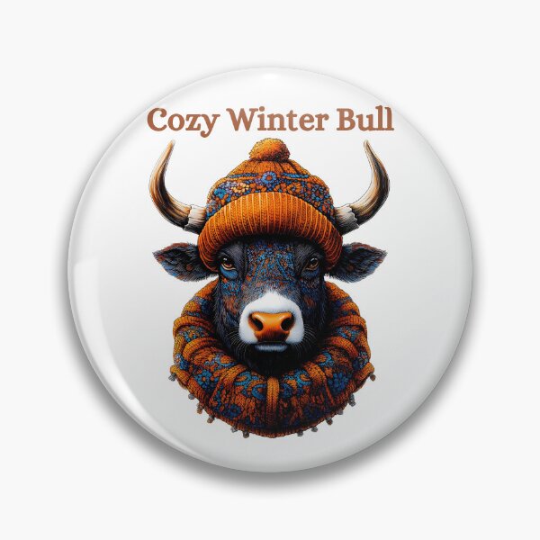 Item preview, Cozy Winter Bull designed and sold by BukkyStory.
