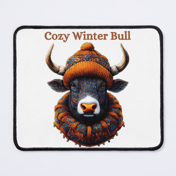 Item preview, Cozy Winter Bull designed and sold by BukkyStory.