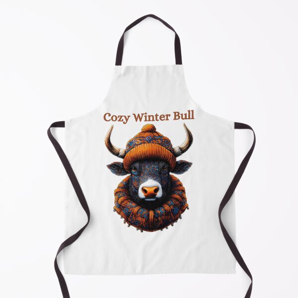Item preview, Cozy Winter Bull designed and sold by BukkyStory.