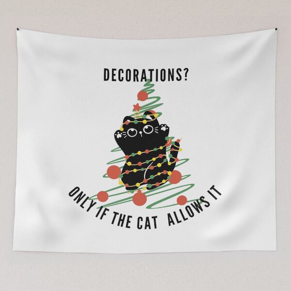 Item preview, Decorations? Only if the cat allows it. designed and sold by NachosCat.