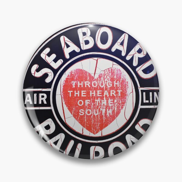 Artikelvorschau, Kunstdruck eines Vintage-Schildes der Seaboard Railroad – Lokomotive 209 „Durch das Herz des Südens“ entworfen und verkauft von FraireDesign.