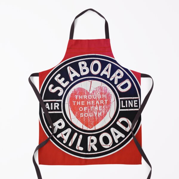 Item preview, Vintage Seaboard Railroad Sign Art Print - Engine 209 "Through the Heart of the South" designed and sold by FraireDesign.