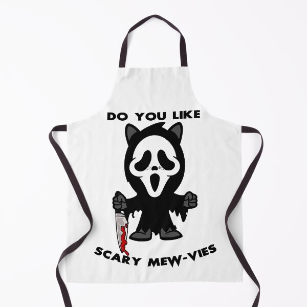 Item preview, Scary Mew-Vies Cat Sticker designed and sold by csdesignco.