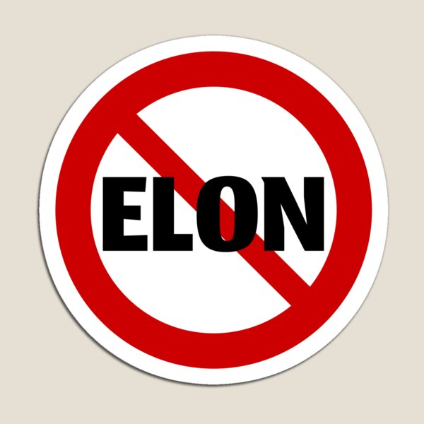 Artikel-Vorschau von KEIN ELON! Runder Anti-Elon Musk-Autoaufkleber für Tesla-Besitzer! Sticker, designt und verkauft von MiaSky Fox.
