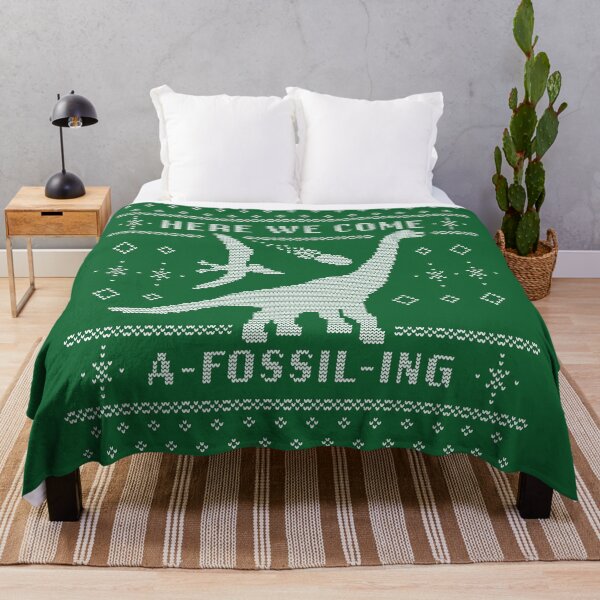 Item preview, Here We Come A-Fossil-ing Holiday Sweater designed and sold by KevinHedet.