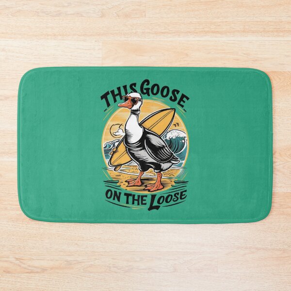 Item preview, Surfer goose. designed and sold by MyHappyArtShop.
