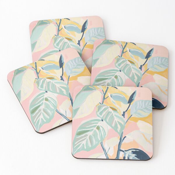 Item preview, Leaves Plants Botanical Foliage Pastel Colors designed and sold by ArtHouseNiklas.