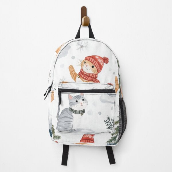 Item preview, Playful Cats in Winter Snow Pattern designed and sold by Desireehaz.
