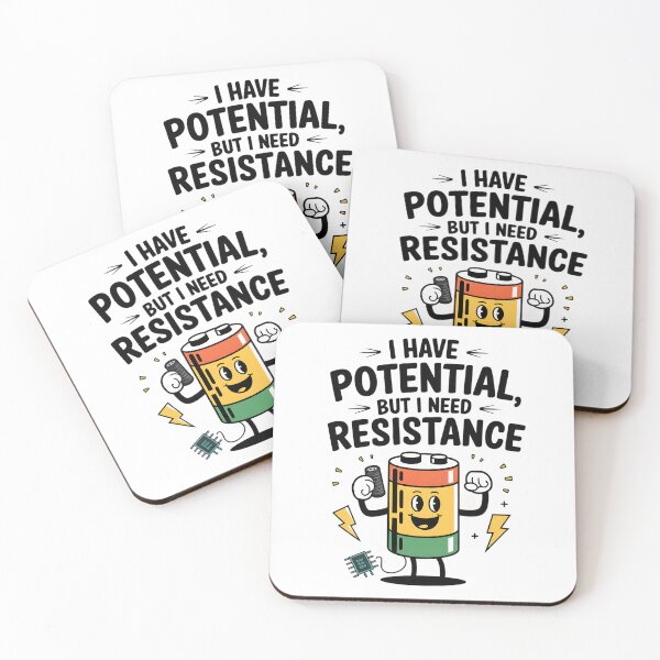 Item preview, I Have Potential But I Need Resistance designed and sold by Ammar Studio.