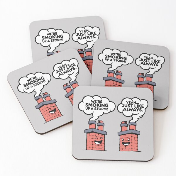 Item preview, Smoking Up a Storm - (Not) Funny Chimneys designed and sold by 2Blue-Dots.
